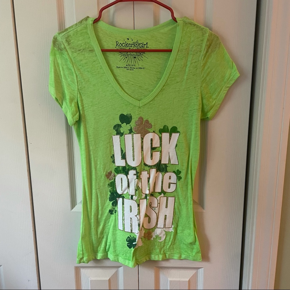2/$10 Rocker Girl Luck O The Irish St Patrick's S